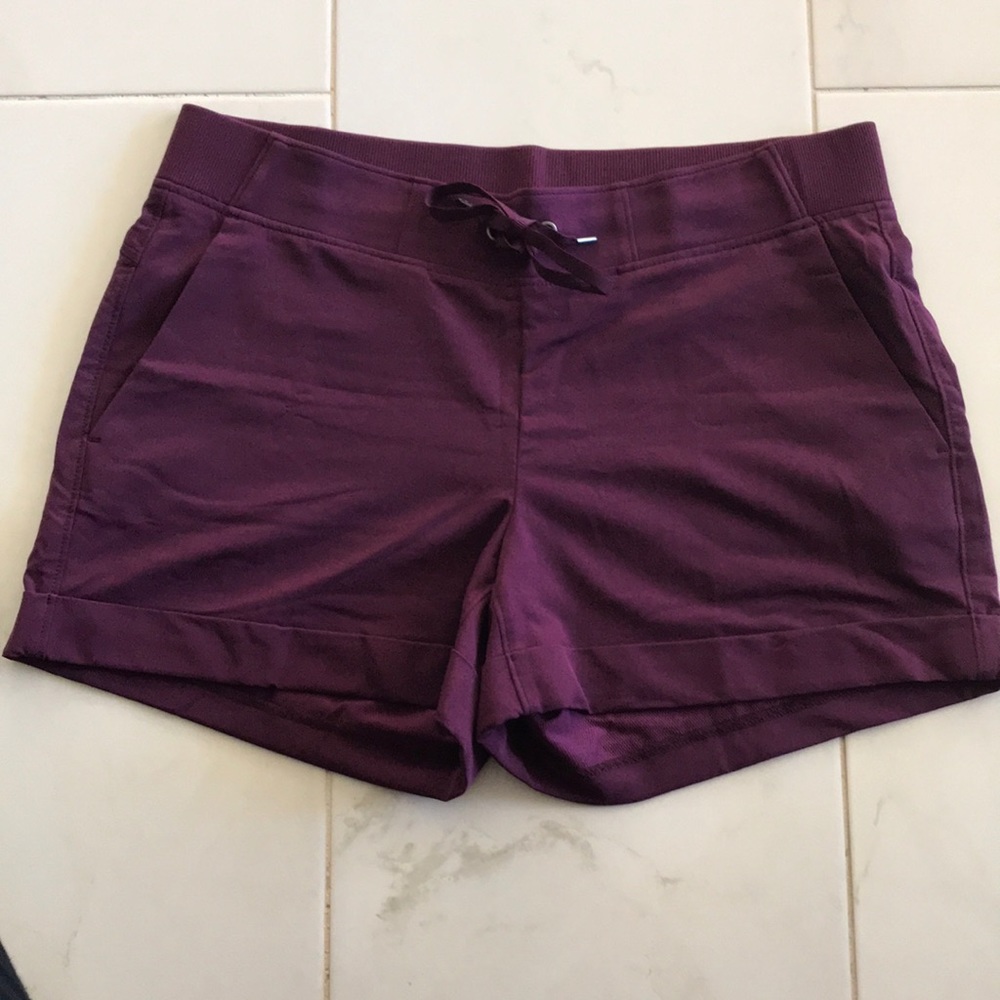 Athleta Purple Midtown Shorts